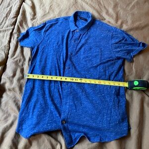 Lucky Brand Men's Vibrant Blue Button Down Shirt